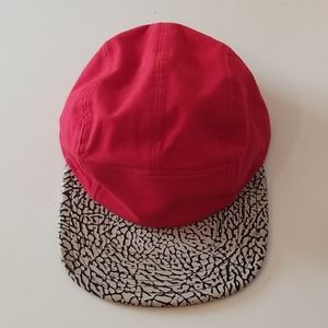 Jordan Cap Hat With Animal Print Wide Flat Bill
